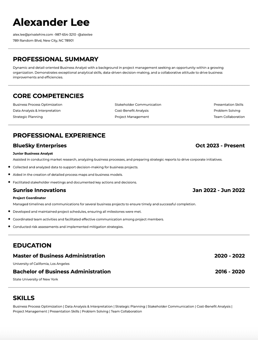 Amazing Resume Template